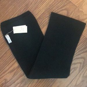 Women’s Dark EverGreen shaker stitch knit scarf